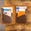 Încărcați imaginea în vizualizatorul Galerie, Portofel minimalist din piele naturala pentru CI si talon auto | #elanGO | completul - ELAN Minimalist Goods
