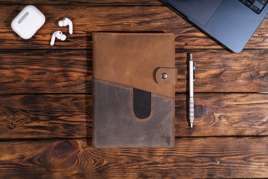 Agenda Apollo A5 din piele naturala