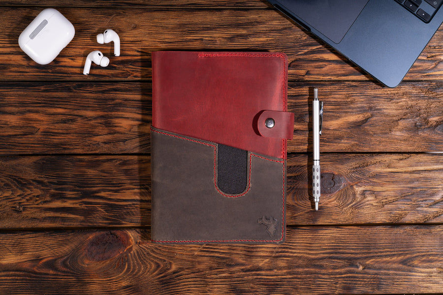 Agenda Apollo A5 din piele naturala