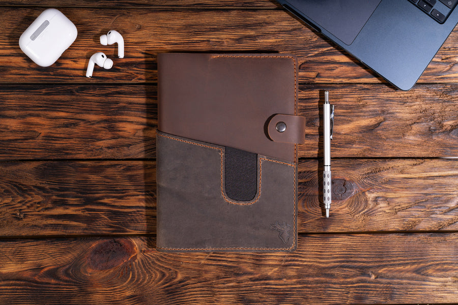 Agenda Apollo A5 din piele naturala