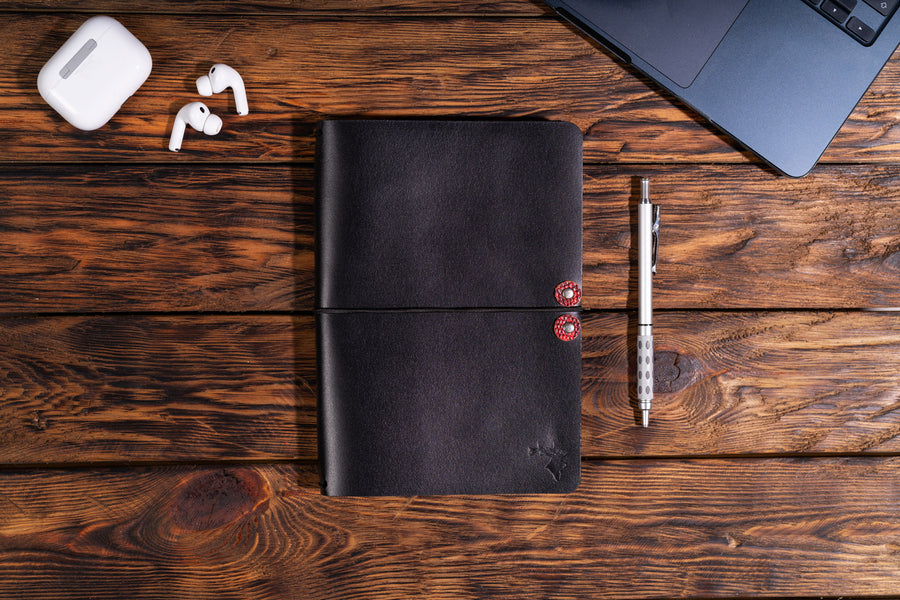 Agenda Cronos A5/A6 din piele naturala