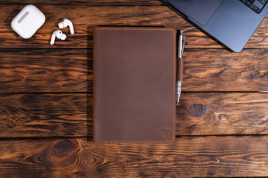 Agenda Hermes A5/A6 din piele naturala