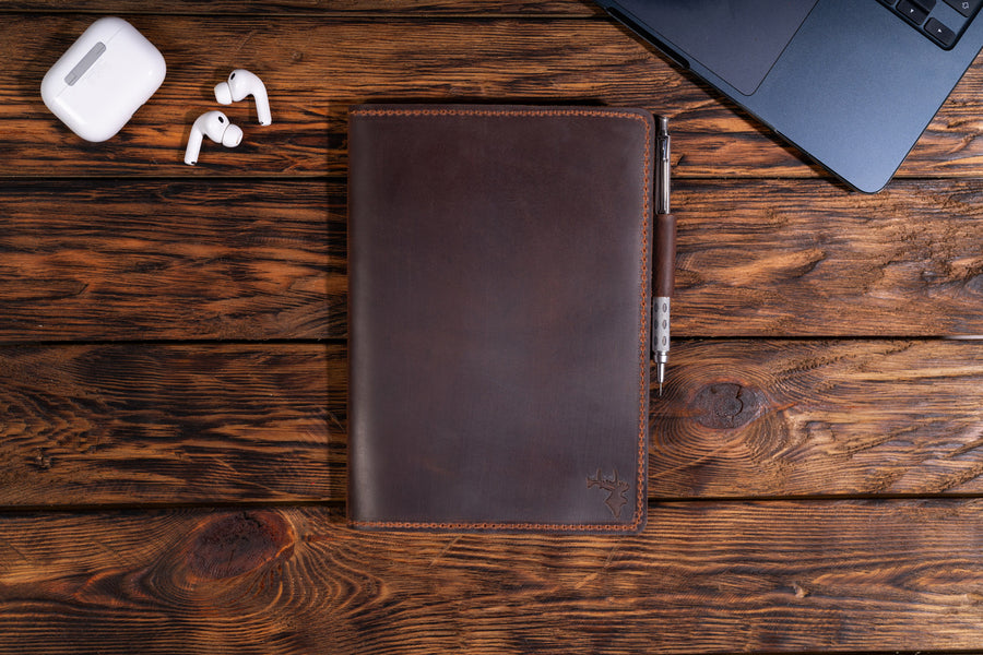 Agenda Hermes A5/A6 din piele naturala
