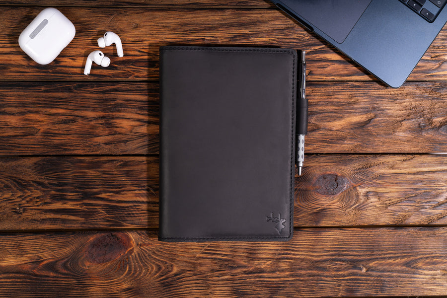 Agenda Hermes A5/A6 din piele naturala