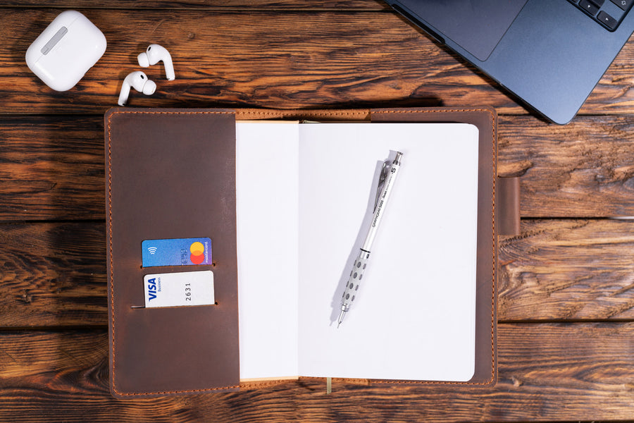 Agenda Hermes A5/A6 din piele naturala